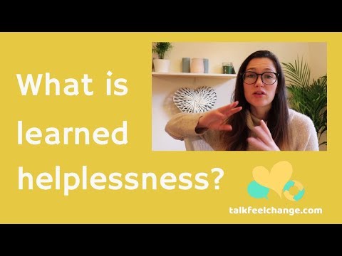 What is learned helplessness