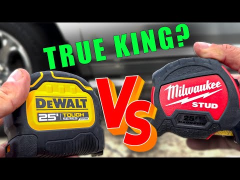 Tape Measure Battle: DeWALT TOUGH or Milwaukee STUD?