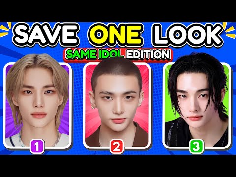 SAVE ONE LOOK: MOST POPULAR K-POP IDOL👀✨| K-Pop Quiz Game 2025