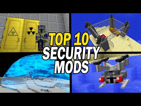 thebluecrusader - Top 10 Minecraft Security System Mods (Cameras, Doors, Guards & Turrets)