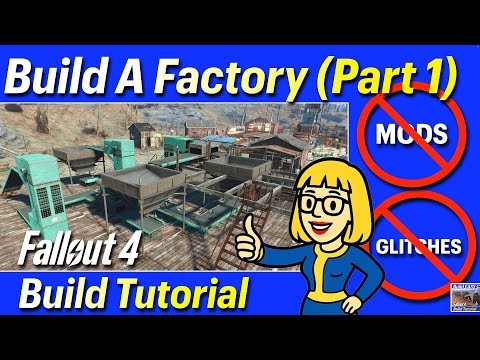 Build a working factory in Fallout 4 with Contraptions Workshop Part 1