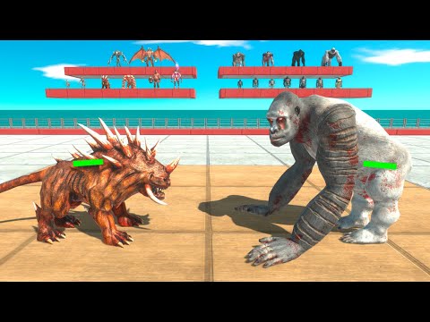 Infernals vs Mutant Primates Tournament - Animal Revolt Battle Simulator