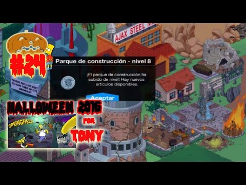 Los Simpson Springfield "Halloween'16: Cap. 24 - El Acto 2 y Parque Construcción (Nv. 8)" por Tony