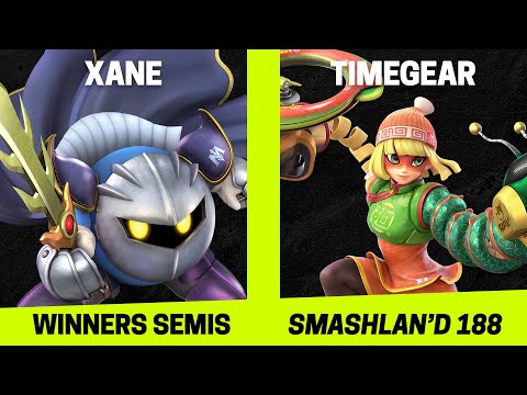 SmashLAN'd 188 Winners Semis - xane (Meta Knight) vs TimeGear (Min Min) - SSBU Tournament