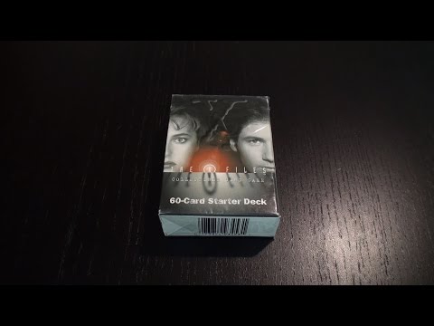 The X-Files CCG Starter Deck Unboxing