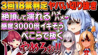 【修正版】3期生のセンシティブ発言でビビり散らかすマリン船長まとめ【宝鐘マリン/兎田ぺこら/白銀ノエル/不知火フレア/ホロライブ切り抜き】