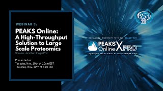 PEAKS Online Webinar