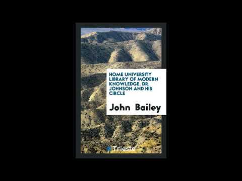 Dr. Johnson and his circle by John Bailey — free full audiobook