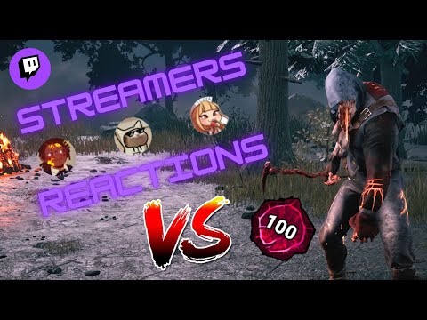 Twitch Streamers Reactions vs My P100 Blight | Dead by Daylight