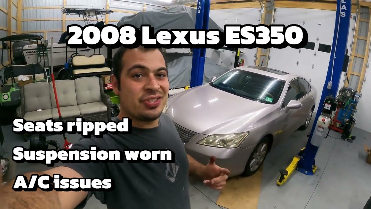 We purchased ANOTHER Lexus!! A VERY hurt 2008 ES350!!