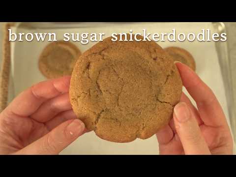 brown sugar cinnamon cookies 🍂 bake with me