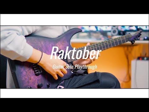 BluhEw | Raki Kazuki - "Raktober" | Guitar Solo Playthrough (Tabs in the description)