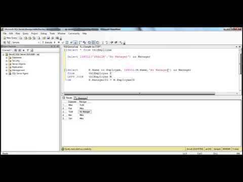 15  Different ways to replace NULL in sql server