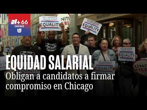 Cafeteria workers demand pay equity and job stability in Chicago