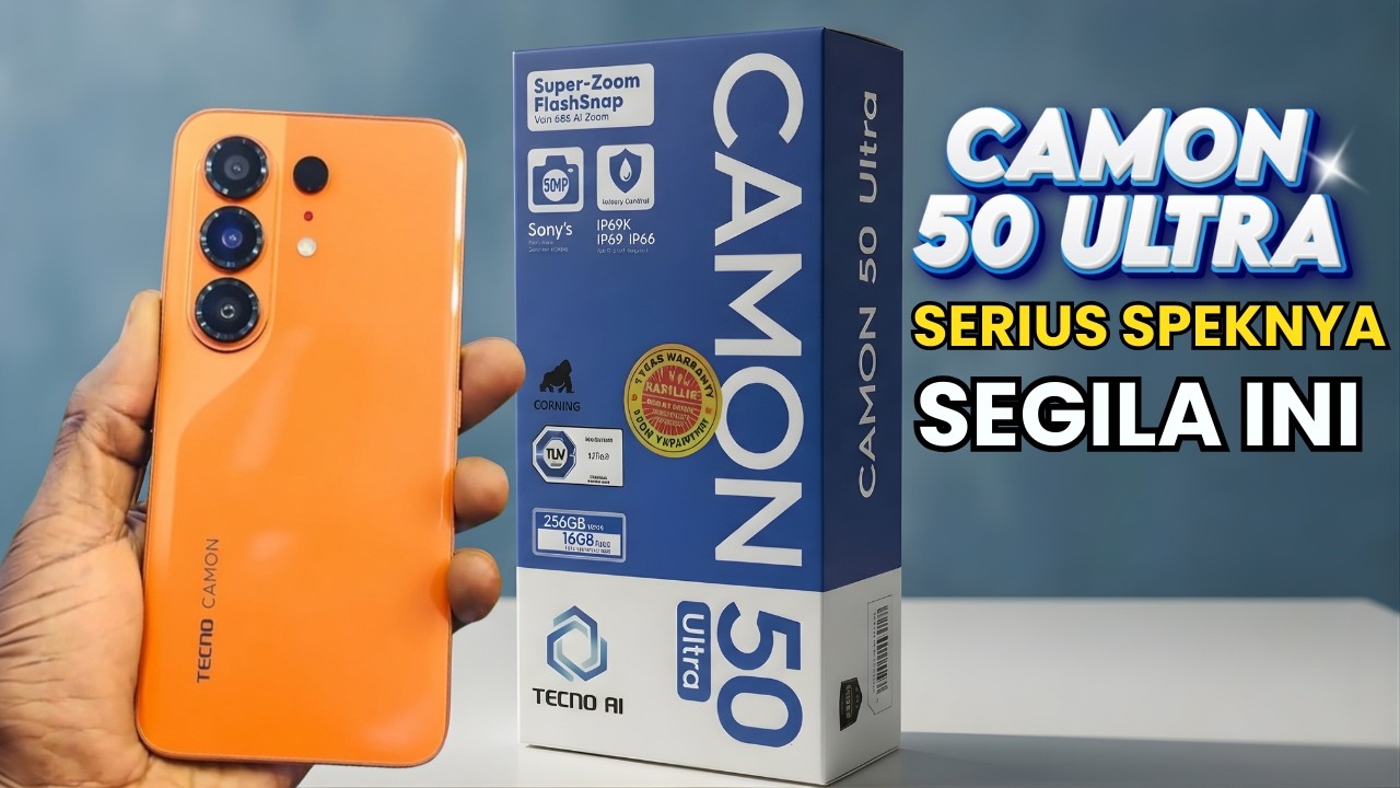 VARIAN INI LEBIH BERKELAS‼️TECNO CAMON 50 ULTRA TERLALU SADIS AUTO BIKIN NGILER