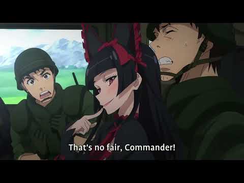 Rory Mercury Getting Comfortable in the Car Gate: Jieitai Kanochi nite, Kaku Tatakaeri (Episode 3)