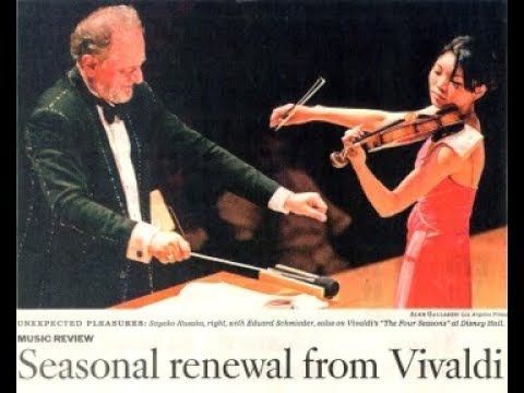 Vivaldi: Four Seasons L'autunno  iPalpiti/Schmieder, conductor/Sayako Kusaka, violin soloist