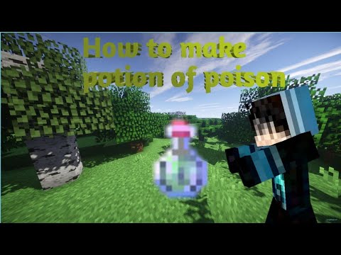 How to make a potion of poison ||  Minecraft potions