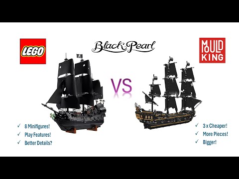 Better? Lego Black Pearl vs Mould King!