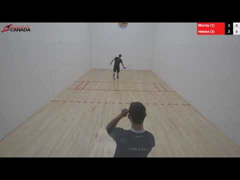 2018 Canadian Racquetball National Championships - Men's Final - Iwaasa vs Murray