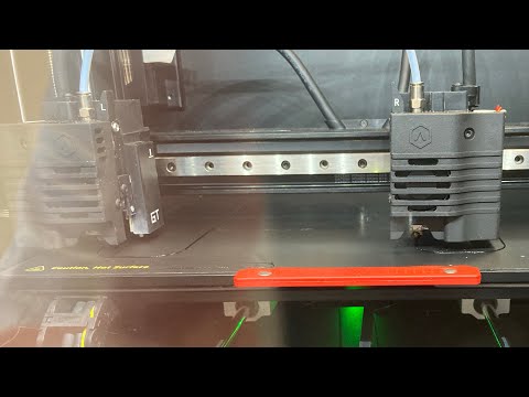 Тестовая скоростная печать на 3D принтере Raise E2