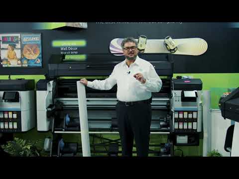 Securing the Core End Cap on the HP Latex 700 Series