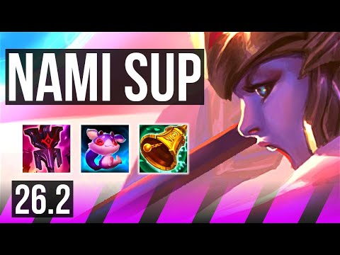 NAMI & Lucian vs LEONA & Swain (SUP) | Good KDA: 3/1/22 | NA Challenger | 26.2