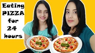 We ate only PIZZA for 24 hours Challenge | Life Shots