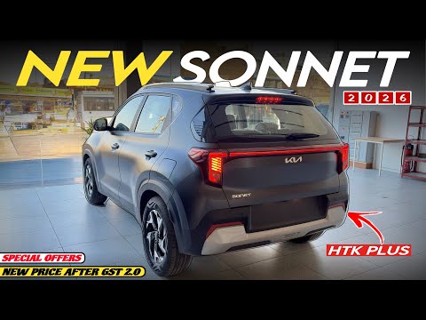 Kia Sonet HtK Plus Model 2026 ✅ OnRoad Price 🔥Kia Sonet HTK Plus Mileage & Reviews | Sonet  HTK+