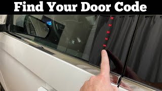 2018 - 2023 Ford Expedition Keypad Door Code - How To Find Driver Door Code Keyless Entry Retrieve