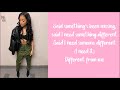 Ann Marie Different Lyrics