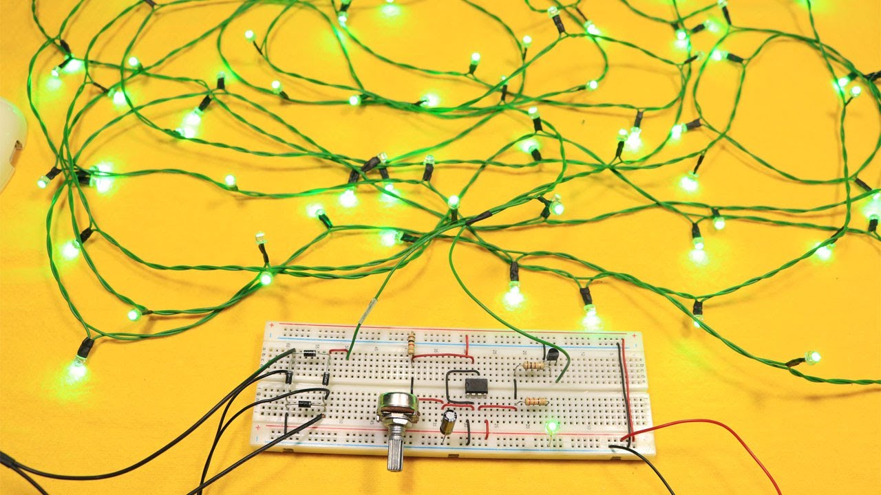 🎄 Como hacer luces de navidad paso a paso, circuito serie 110v y 220v AC 💡