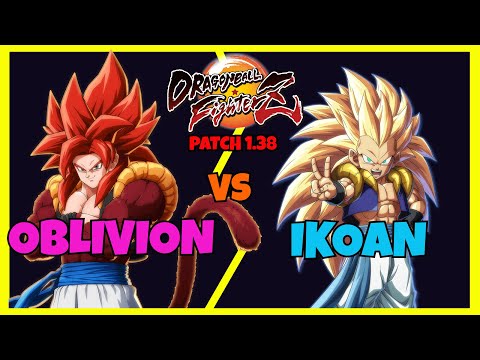 DBFZ PATCH 1.38 - OBLIVION vs IKOAN (Gogeta 4, Vegito, A. Gohan vs Jiren, Labcoat 21, Gotenks)