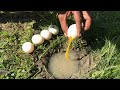 Unbelievable Fishing With Eggs Catch A Lot Of Fish Using Duck Eggs Amazing Technology