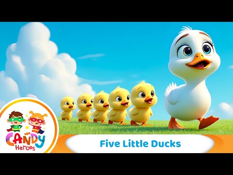Five Little Ducks – Classic Kids Song – Candy Heroes