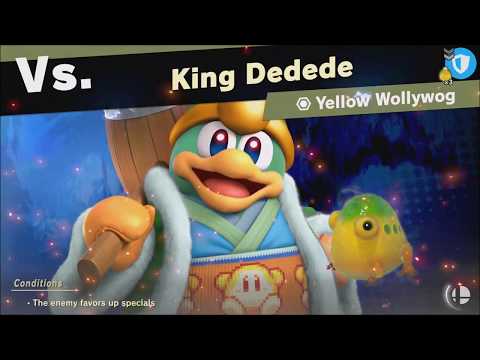 Super Smash Bros Ultimate vs King Dedede (Unlocks: Yellow Wollywog) World of Light - Adventure Mode