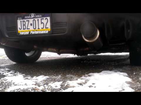Evo x with eBay exhaust.