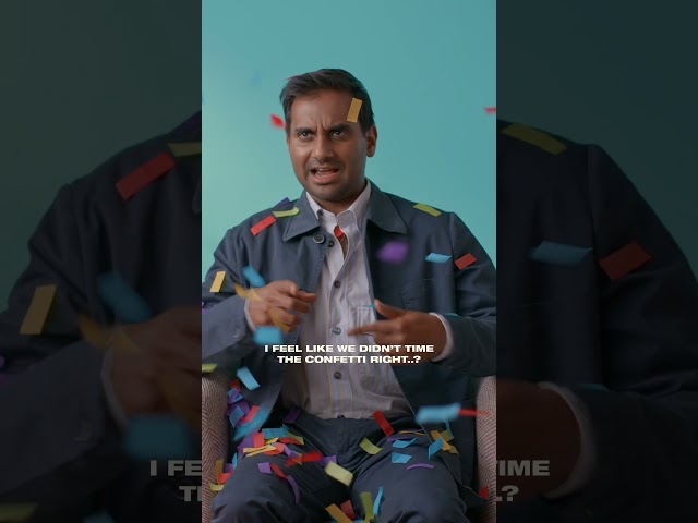 it was my first day as a confetti operator