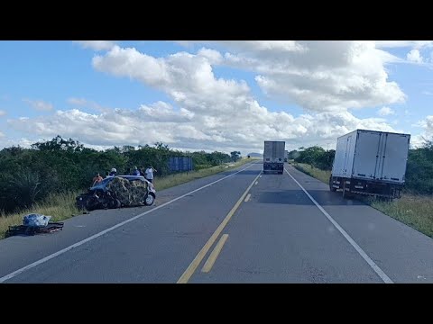 ACIDENTE GRAVÍSSIMO NA BR 116 DEIXA VÍTIMA FATAL EM MILAGRES BAHIA, EP 1760, 21/04/2026.