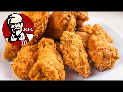 SECRET KFC CHICKEN RECIPE. How to make homemade KFC hot chicken wings