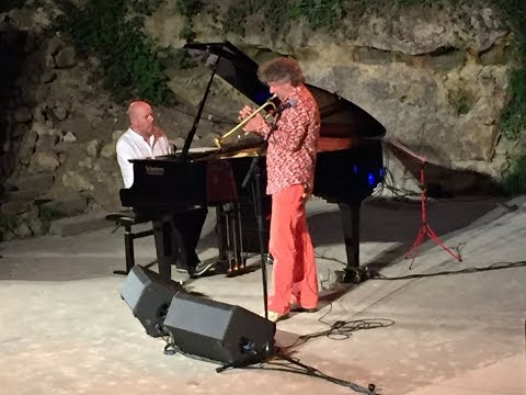 Eric Vloeimans en Egbert Derix in Openluchttheater Valkenburg