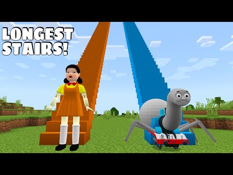 What is the HIGHEST STAIRCASE DOLL OR THOMAS in Minecraft - Gameplay - Coffin Meme