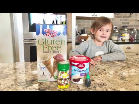 Ice Cream Cone Christmas Trees | Gluten Free, Vegan, Nut Free, Dairy Free, Egg Free