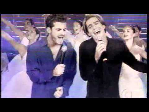 Marlon e Maicon no programa Planeta Xuxa