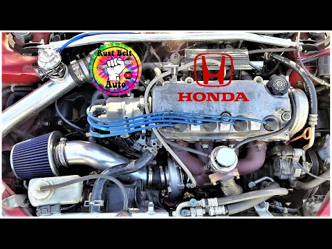 405HP D16 Honda Civic Turbo Build start to finish