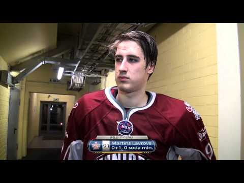 Dinamo Juniors - Zemgale/LLU (3:4) pēcspēles intervijas (05.02.2014)