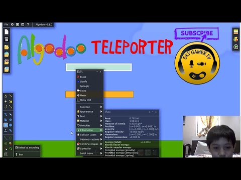 How to make a teleporter in Algodoo