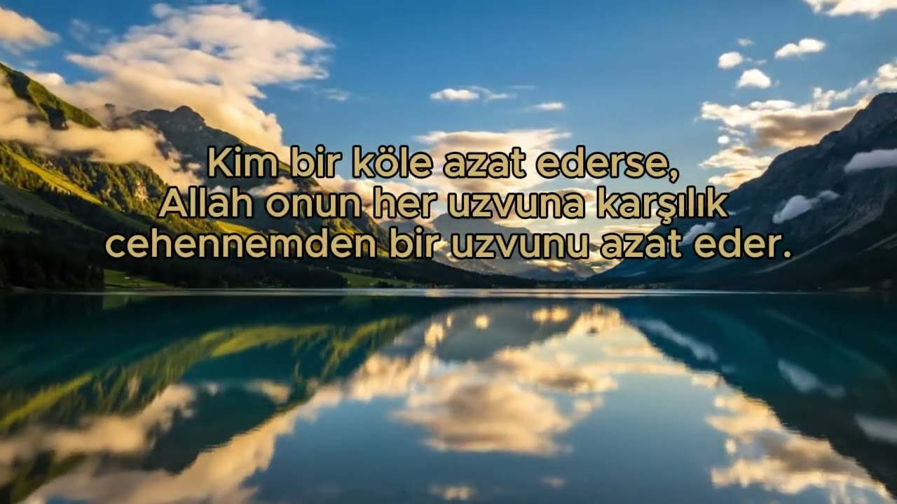 Bir köleyi özgürlüğüne kavuşturmanın fazileti | Peygamber Efendimiz’den büyük müjde 🤲