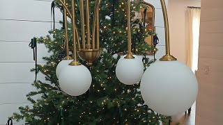 #new modern chandelier #gold #unboxing 
