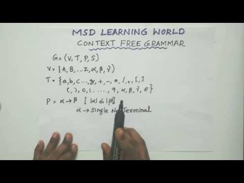 Context Free Grammar